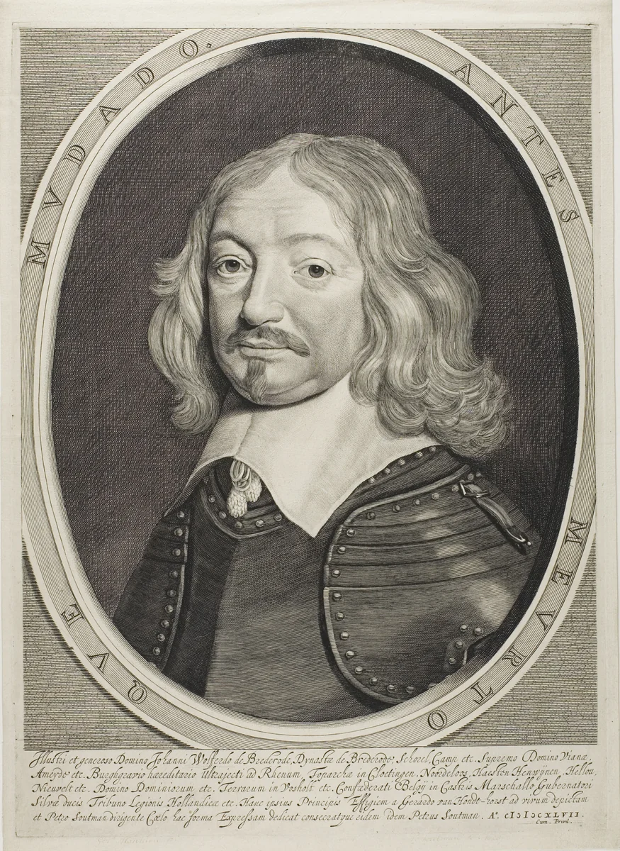 Johann Wolfert van Brederode, from Effigies Variae by Cornelis Visscher, print, 1647