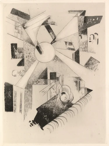 Neuvazhitel'nyia osnovaniia (Weak Foundations) by Alexandra Exter, illustrated book, 1916