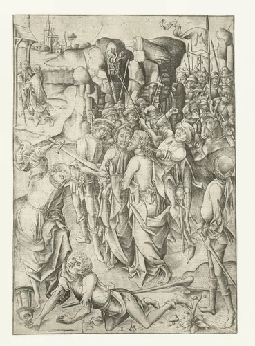 De gevangenneming by Unknown, print, 1455-1503