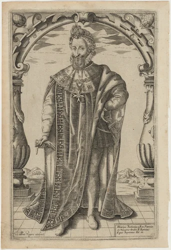 Henry IV of France by William Rogers, print, 1602