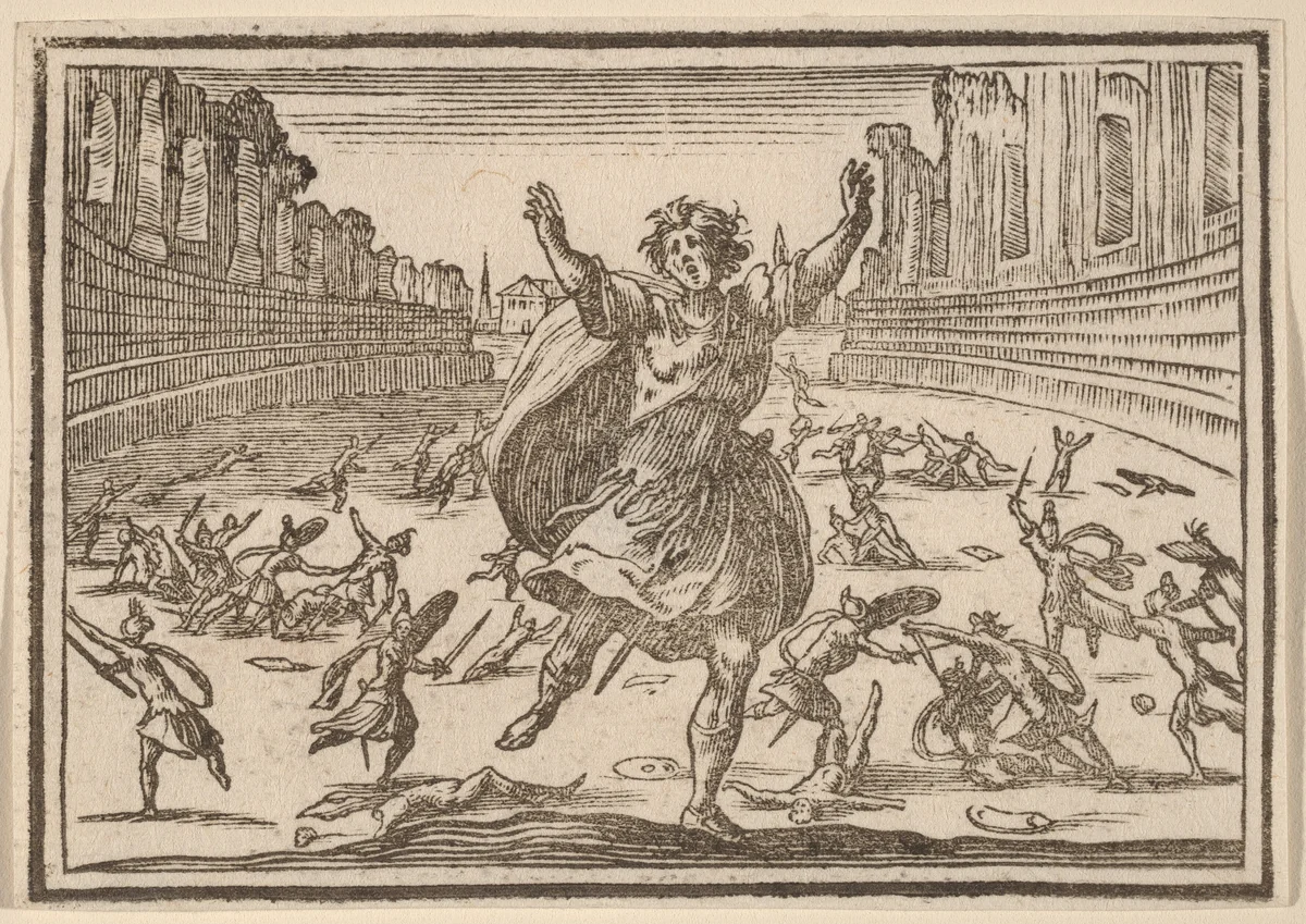 Skirmish in a Roman Circus by Edouard Eckman
Jacques Callot, print, 1621