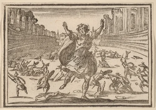 Skirmish in a Roman Circus by Edouard Eckman
Jacques Callot, print, 1621