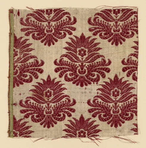 Fragment by Italy or Spain, textile, 1601-1700