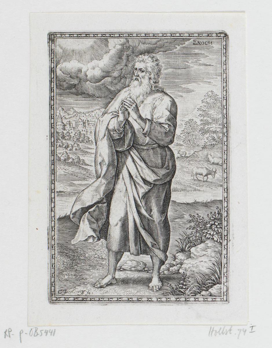 Henoch by Unknown, print, 1575