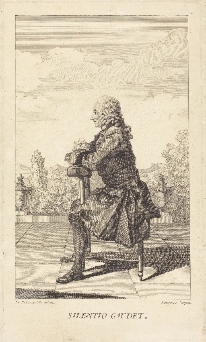 Jean-Baptiste-François Durey de Meinières by Jean-Baptiste Delafosse, print, 1760