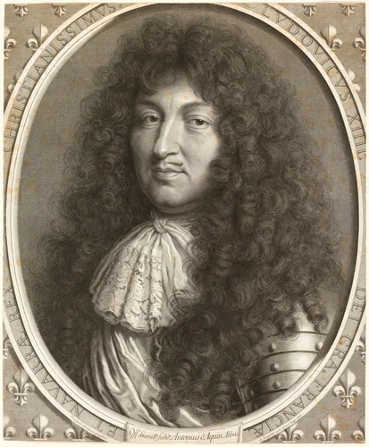 Louis XIV by Robert Nanteuil, print, 1676