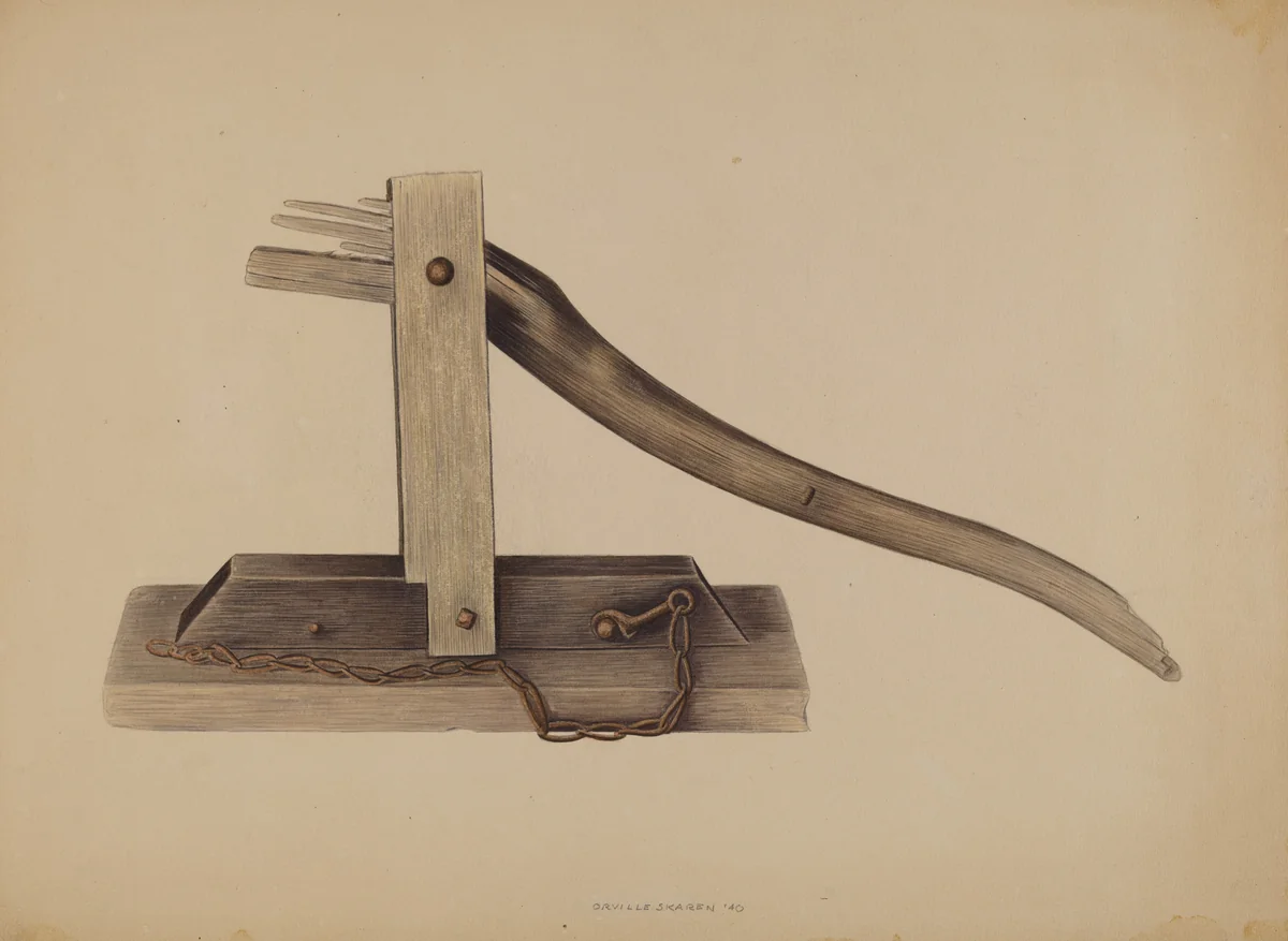 Wheel Jack by Orville Skaren, index of american design, 1940