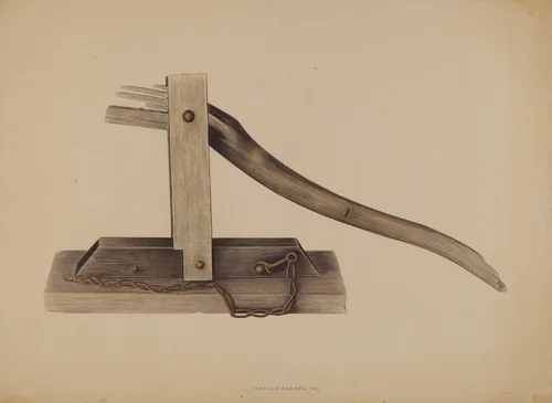 Wheel Jack by Orville Skaren, index of american design, 1940