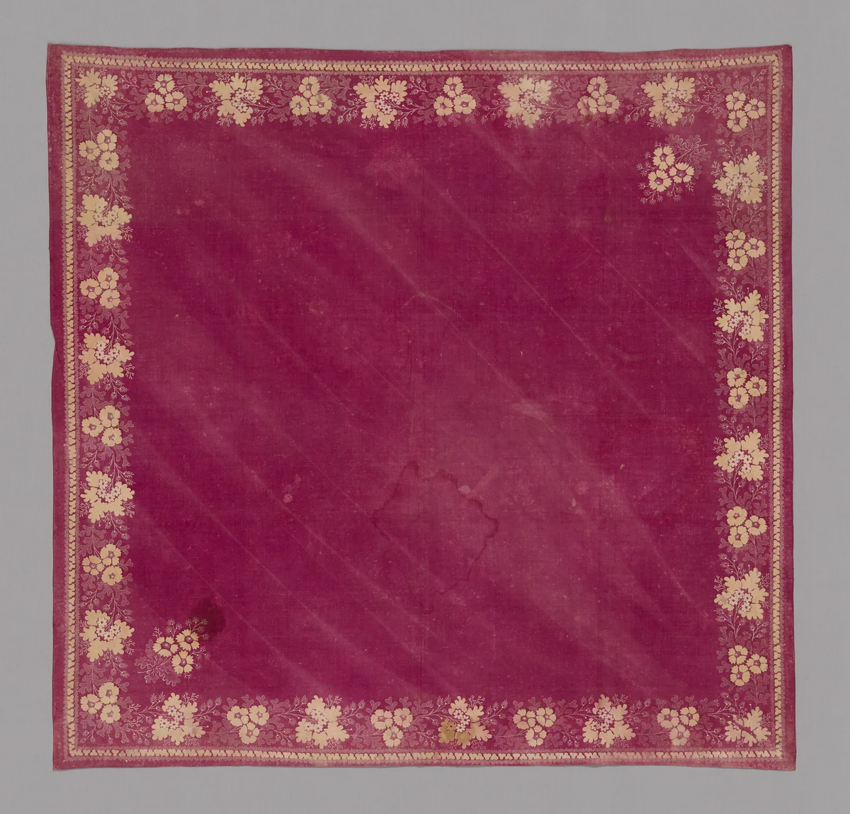 Handkerchief by France, Alsace, textile, 1801-1825
