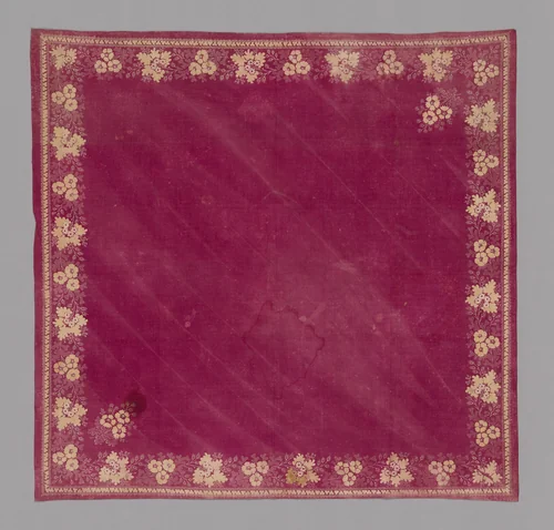 Handkerchief by France, Alsace, textile, 1801-1825