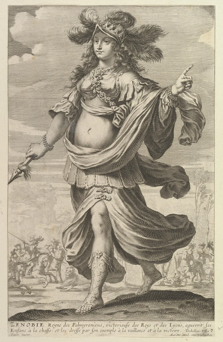 Zénobie by Gilles Rousselet, print, 1647