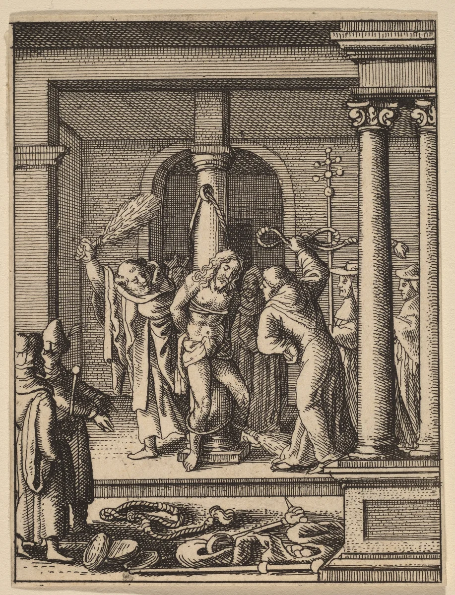 The Scourging by Wenceslaus Hollar
Hans Holbein the younger, print, 1607-1677