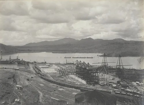 Balboa Terminals. General view of Coaling Point from Sosa Hill by Unidentified Photographer, photograph, 1915
