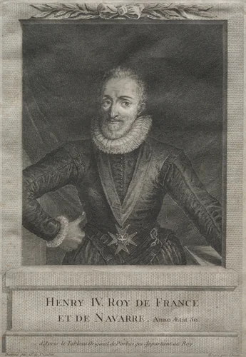 Henry IV, King of France by Gabriel de Saint-Aubin, print, 1765