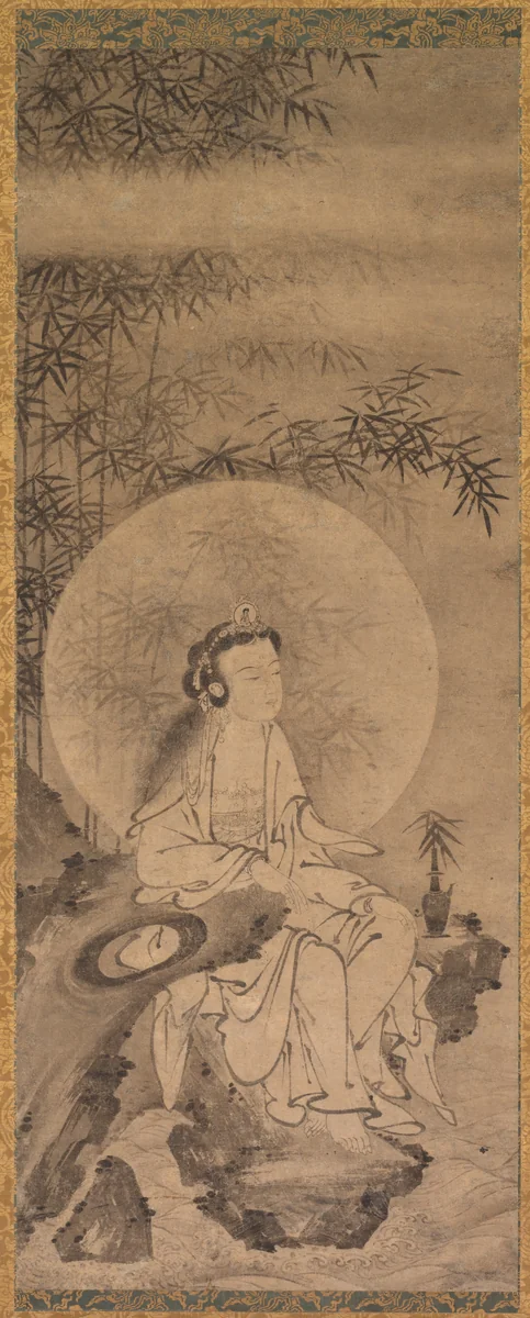 White-Robed Guanyin by Zhang Yuehu, painting, 1275-1300
