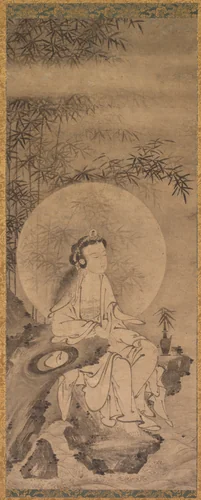 White-Robed Guanyin by Zhang Yuehu, painting, 1275-1300