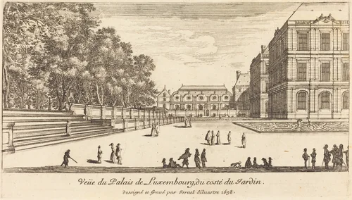 Veue du Luxembourg by Israël Silvestre, print, 1655