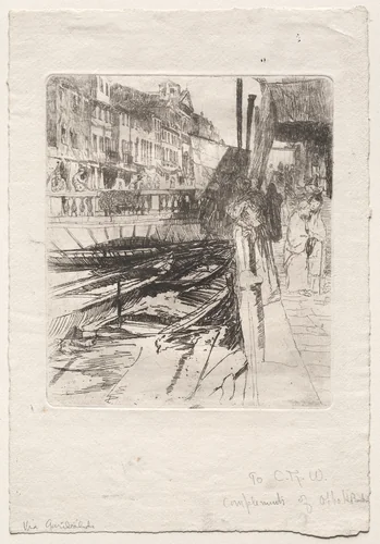 Via Garibaldi by Otto H. Bacher, print, 1875-1925