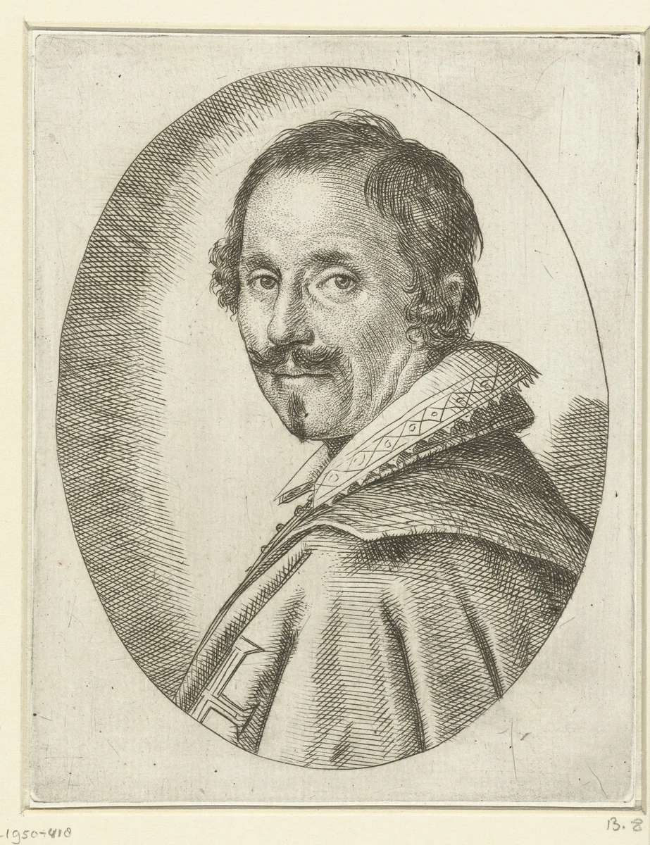 Portret van Giovanni Baglioni by Ottavio Mario Leoni, print, 1588-1630