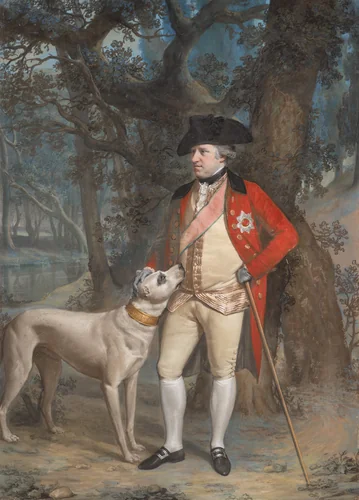 George Clavering Cowper, 3rd Earl Cowper by Hugh Douglas Hamilton, drawing, 1785