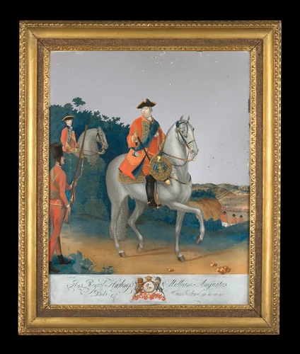 Equestrian portrait of William, Duke of Cumberland (1721–1765) by David Morier, painting, 1746-1760
