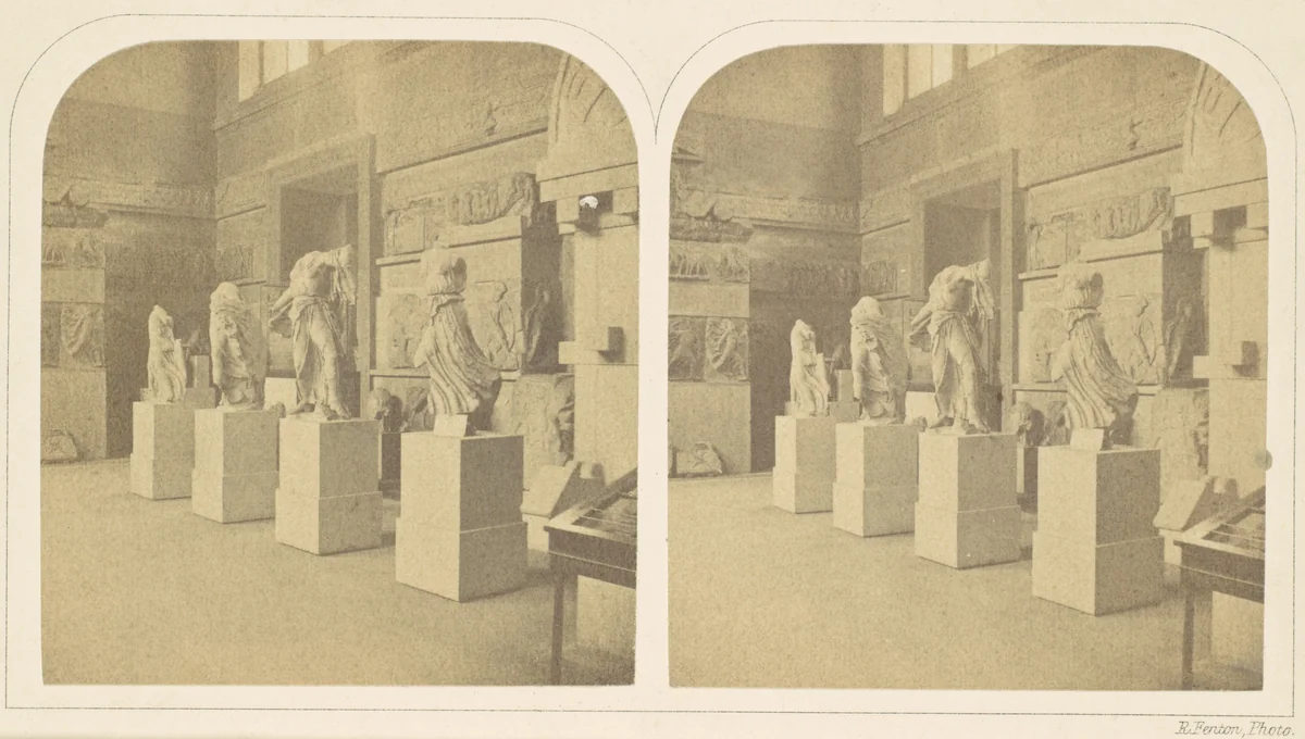 The Lycian Saloon, British Museum by Roger Fenton, photograph, 1850-1859