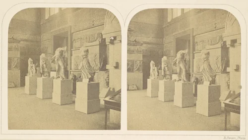 The Lycian Saloon, British Museum by Roger Fenton, photograph, 1850-1859