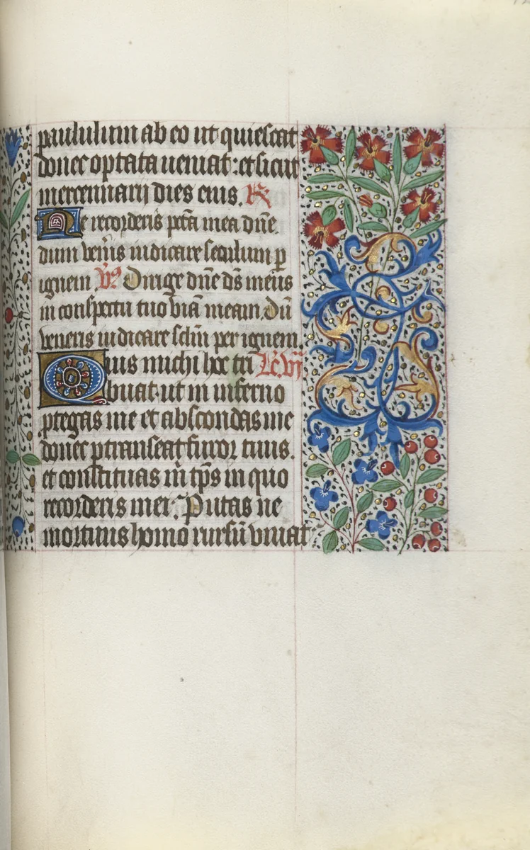 Book of Hours (Use of Rouen): fol. 124r by Master of the Geneva Latini, book, 1465-1475