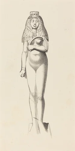 Figure of Bubaste or Isis by W. Walton
John Flaxman, print, 1829