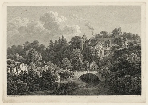The Castle of Lohmen by Philipp Veith, portfolio, 1824