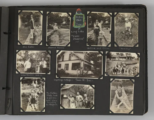 The Story of my Life and Friends as Told by Snapshots from Fourteen On by Blanche Parker, photograph, 1916