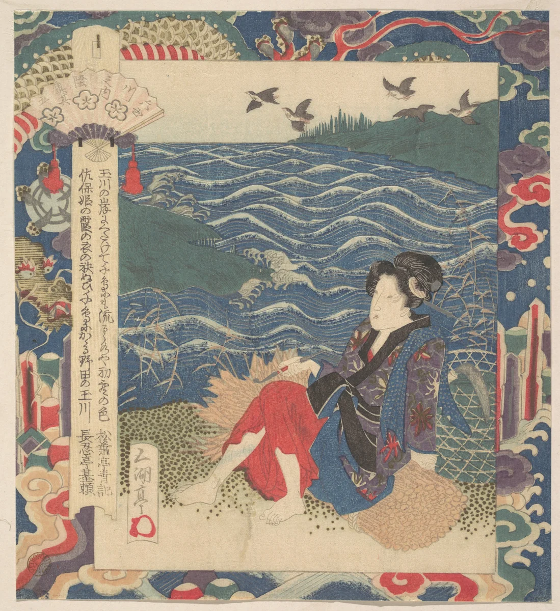 Print by Yashima Gakutei (八島岳亭), print, 1810-1830