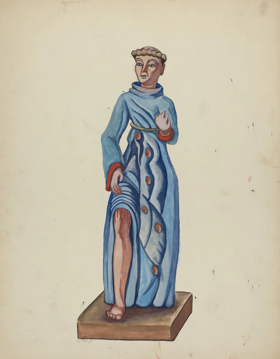 Bulto St. Rocce by E. Boyd, index of american design, 1935-1942