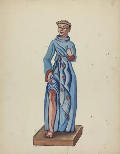 Bulto St. Rocce by E. Boyd, index of american design, 1935-1942