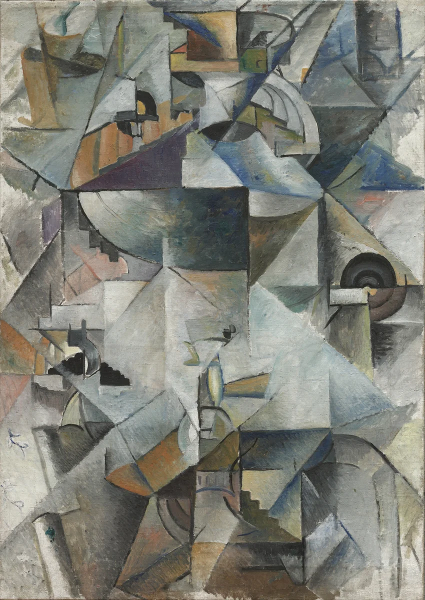 Samovar by Kazimir Malevich, painting, 1913
