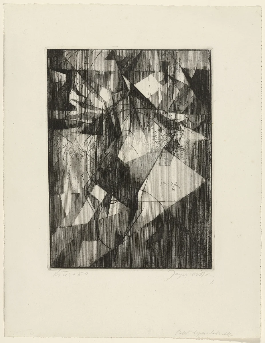 The Small Equilibrist (Le Petite équilibriste) by Jacques Villon, print, 1914