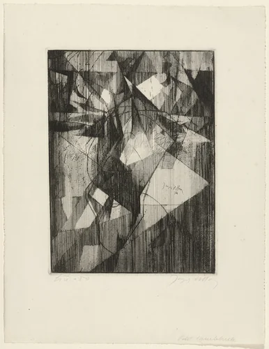 The Small Equilibrist (Le Petite équilibriste) by Jacques Villon, print, 1914