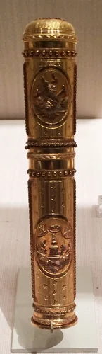 Sealing wax case (étui) by Nicolas-Jean-Baptiste Choconain-Delauney, metalwork, 1782-1783