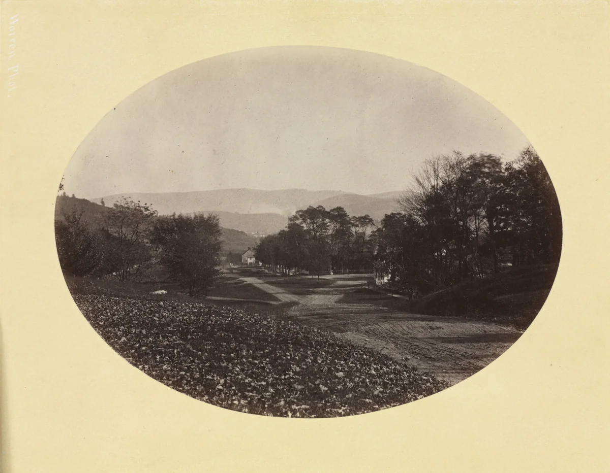 A Road in Williamstown by George K. Warren, photograph, 1865-1875