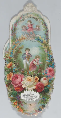 Valentine - Mechanical - romantic symbolism by anonymous, other, 1875