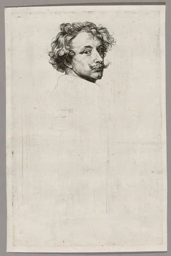 Self-Portrait by Anthony van Dyck, print, 1630-1633