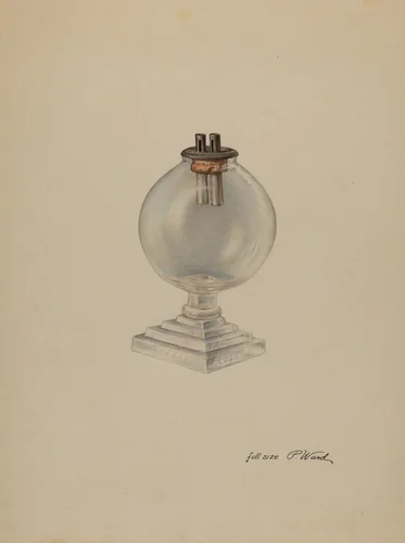 Lamp by Paul Ward, index of american design, 1938