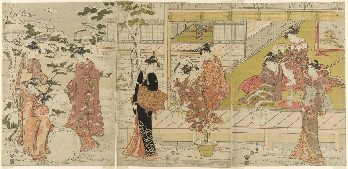 A Parody of Hachi no ki by Utagawa Toyokuni I (初代 歌川 豊国), print, 1769-1825