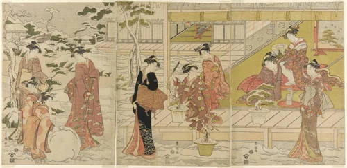 A Parody of Hachi no ki by Utagawa Toyokuni I (初代 歌川 豊国), print, 1769-1825