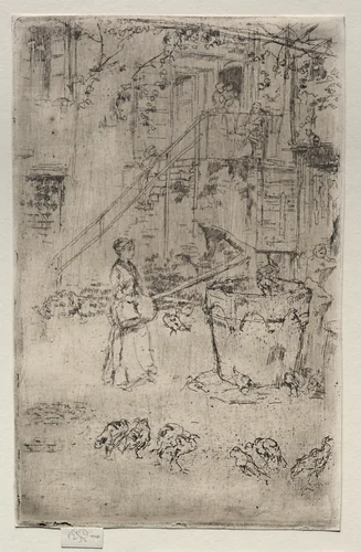 Turkeys by James McNeill Whistler, print, 1886