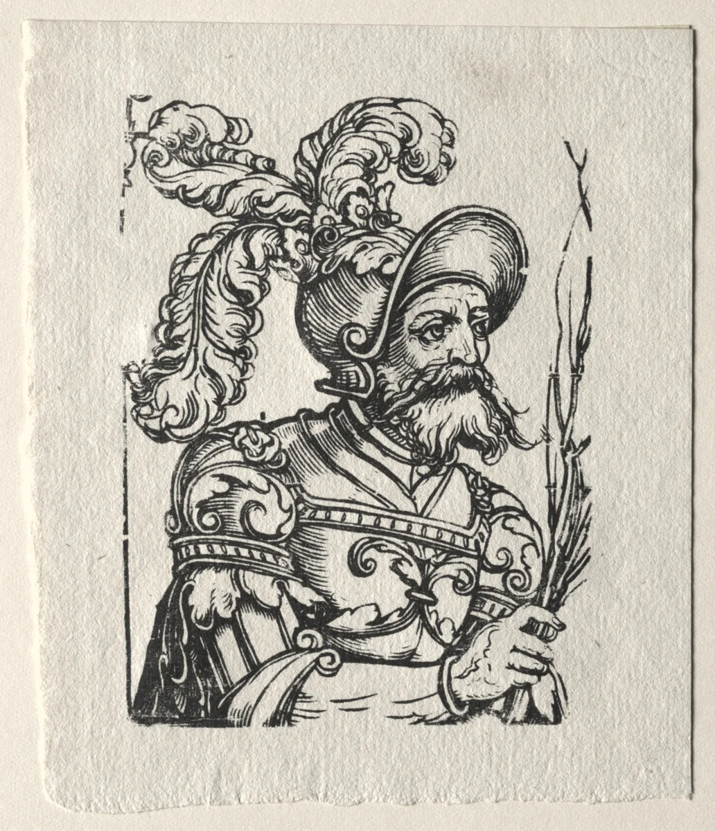 Tyrants of the Old Testament: Saul by Georg Pencz, print