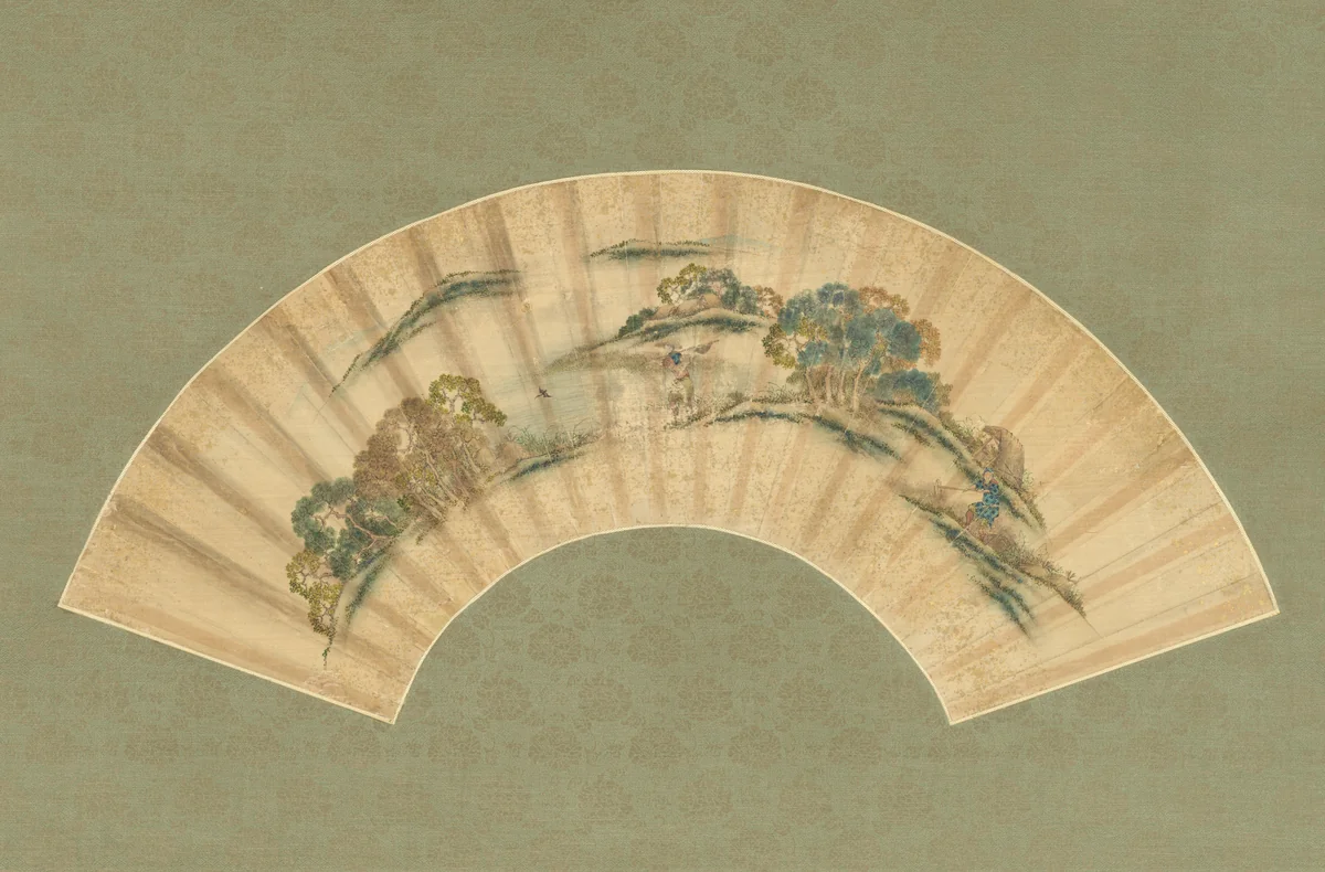 Spring Farming Scene by Katsushika Isai, painting, 1821-1868