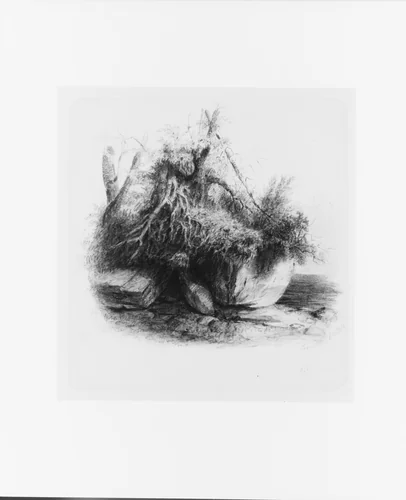 Scene (from McGuire Scrapbook) by John Rubens Smith, artwork, 1834