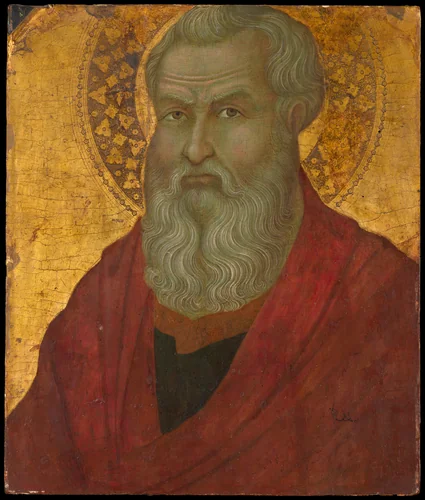 Saint Matthew by Ugolino da Siena, painting, 1327-1338