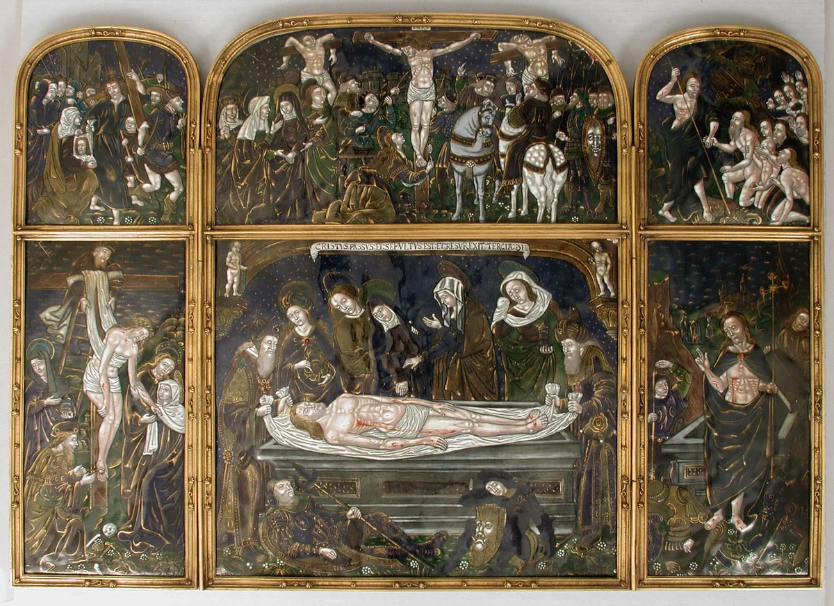 Triptych with the Entombment by Nardon Pénicaud, other, 1500-1599